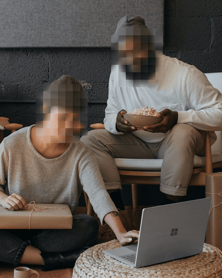 People sitting together